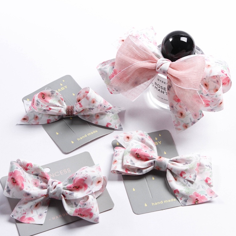 Ruy băng HQ in hoa mẫu đơn 2 mặt 4.0cm