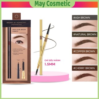 Chì kẻ mày siêu mảnh browit pro slim brow pencil 0.06g - maycosmetic