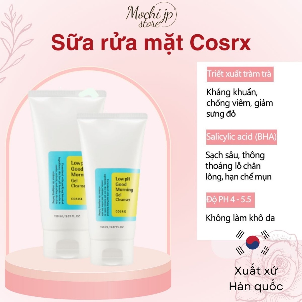Sữa Rửa Mặt Cosrx Low Ph - Sữa Rửa Mặt Cosrx Low Ph Good Morning Gel Cleanser 150Ml 1 | BigBuy360 - bigbuy360.vn