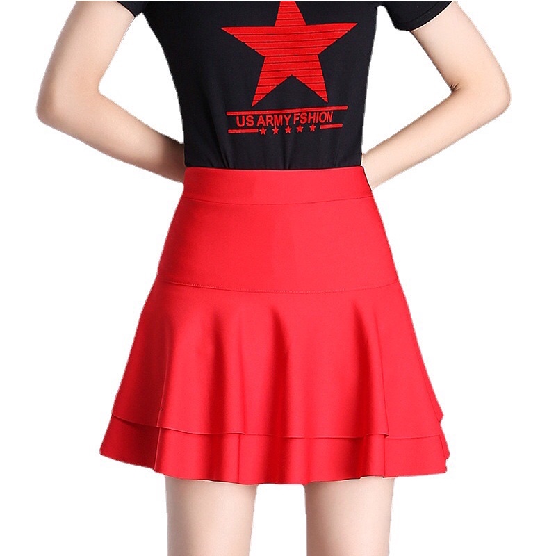 Chân váy 2 tầng, chân váy umi, chân váy khiêu vũ hàng Quảng Châu loại 1