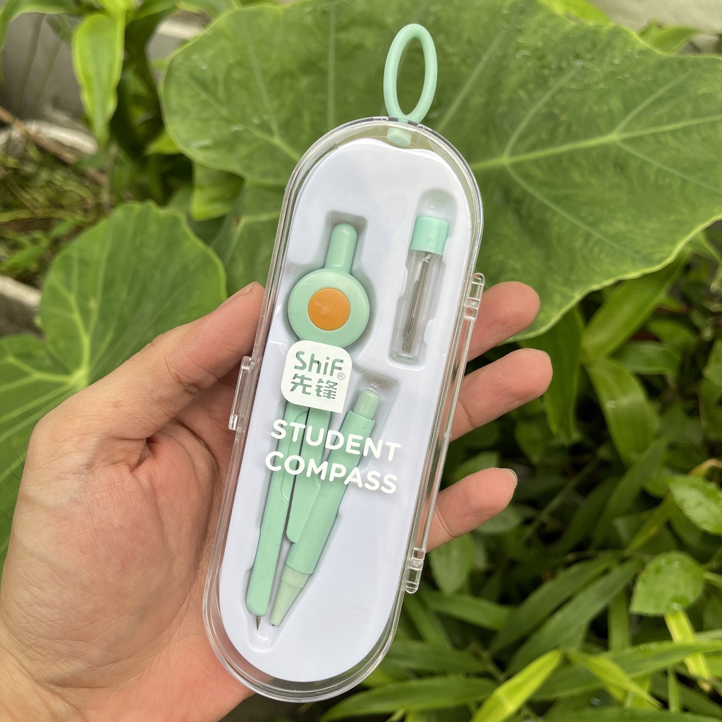 Compa shif, compa deli chì kim sơn Tĩnh Điện Cute Dành Cho Học Sinh