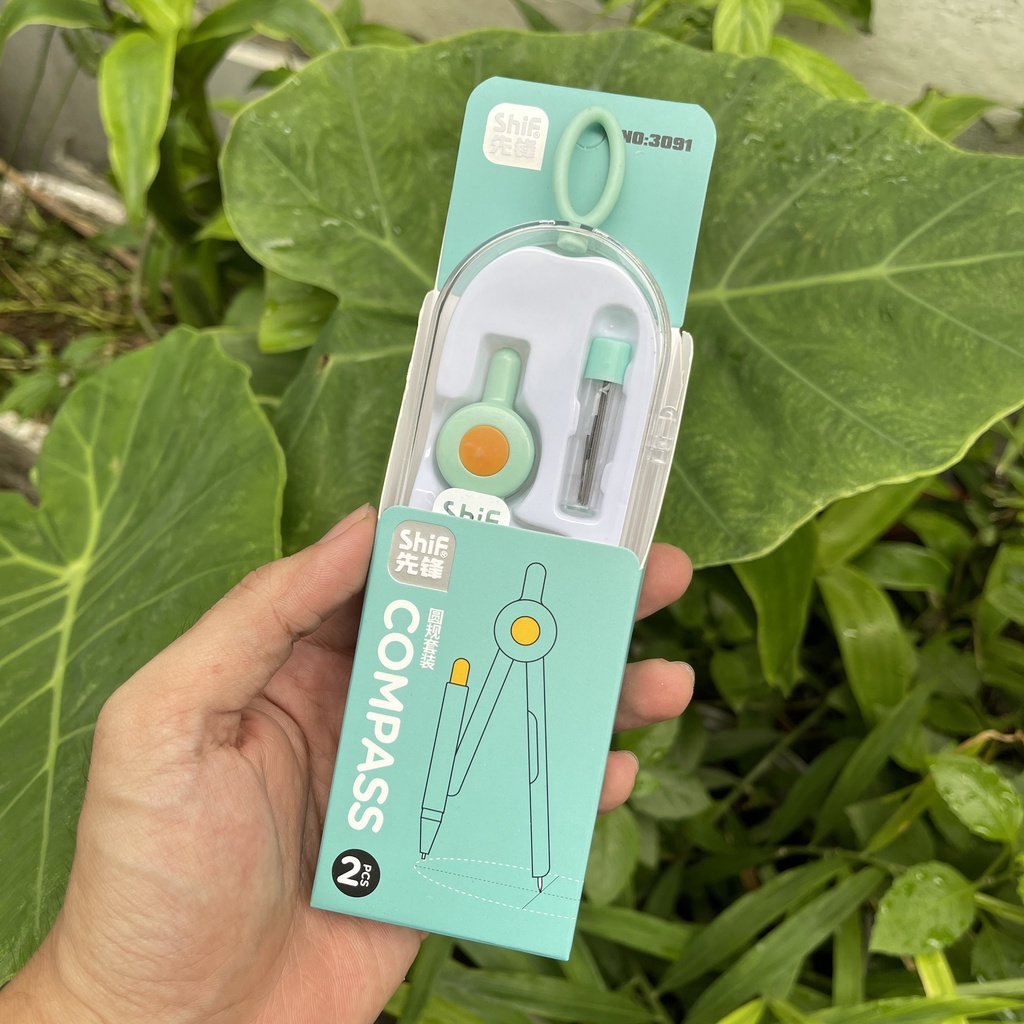 Compa shif, compa deli chì kim sơn Tĩnh Điện Cute Dành Cho Học Sinh