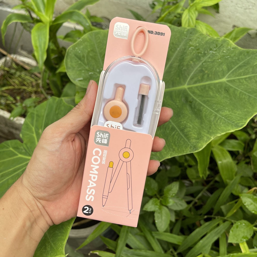 Compa shif, compa deli chì kim sơn Tĩnh Điện Cute Dành Cho Học Sinh