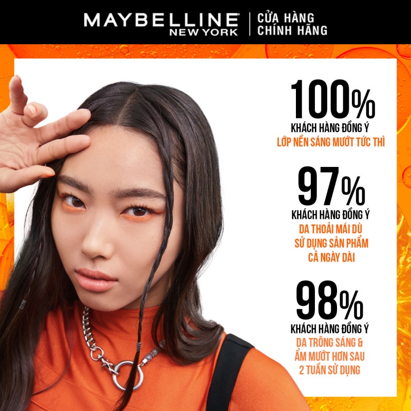 Kem Nền Fit Me Tint C Tươi Mướt Chống Nắng với Vitamin C & SPF50 Maybelline New York Fit Me Fresh Tint 30ml | BigBuy360 - bigbuy360.vn