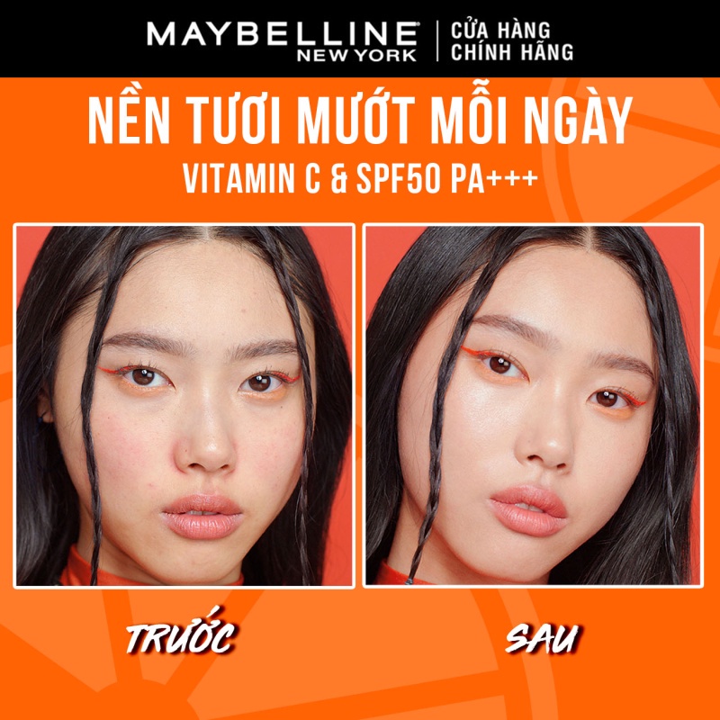 Kem Nền Fit Me Tint C Tươi Mướt Chống Nắng với Vitamin C & SPF50 Maybelline New York Fit Me Fresh Tint 30ml | BigBuy360 - bigbuy360.vn