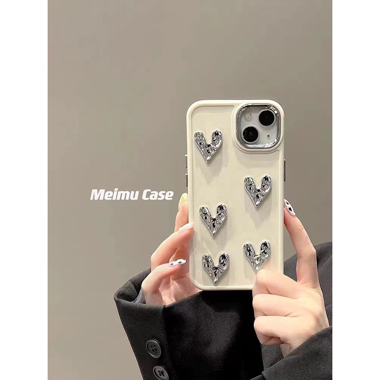 Sticker gắn dép, charm bearbrick tim nhăn gấu nơ nhũ bạc