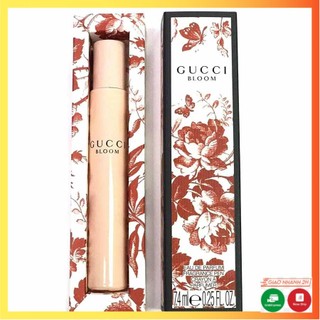 Mới nước hoa nữ gucci bloom hồng edp 7.4ml chai dạng lăn chuẩn - doris