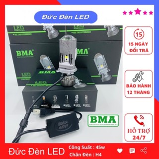 Đèn LED Pha Bi Cầu Mini M01H BMA Cắt Sáng Chống Chói BH 1 Năm