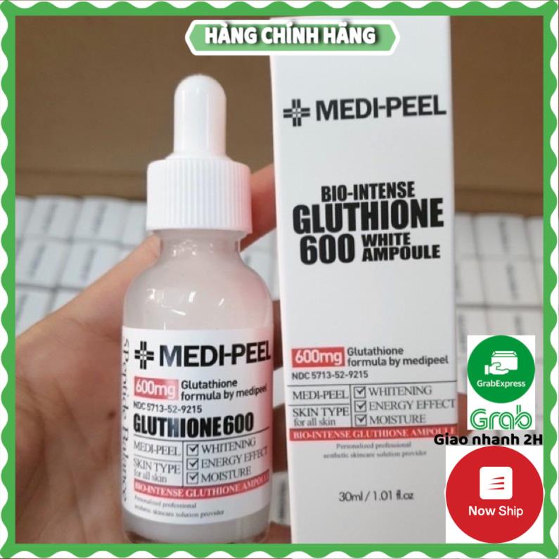Serum Medi Peel [Trắng da 100%_Hàng Auth] Tinh Chất Dưỡng Trắng Medi Peel Glutathione 600 White Ampoule Serum