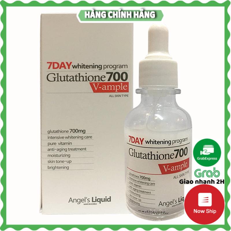 Huyết thanh trắng da 7day Whitening Program Glutathione 700 V-ample - HANA