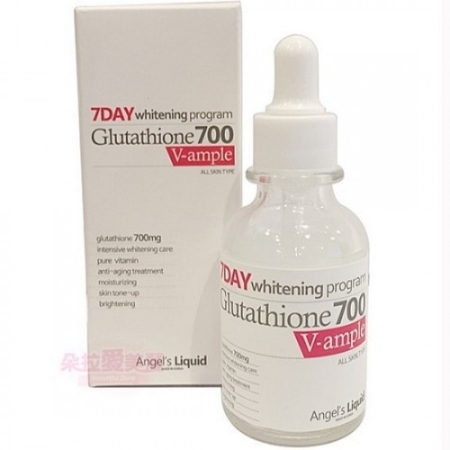 Huyết thanh trắng da 7day Whitening Program Glutathione 700 V-ample - HANA