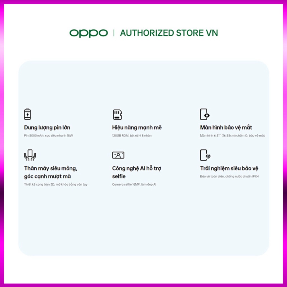 Điện thoại OPPO A54  - Hàng Chính Hãng - đại hội siêu sale