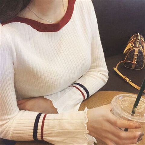 Áo sweater Dệt Kim Dáng Rộng Phong Cách Phương Tây Thời Trang Mùa Thu Mới 2023