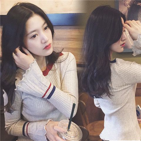 Áo sweater Dệt Kim Dáng Rộng Phong Cách Phương Tây Thời Trang Mùa Thu Mới 2023