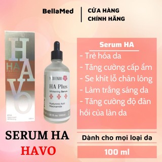 Serum HA HAVO peptide 100ml - tinh chất căng bóng da, cấp ẩm