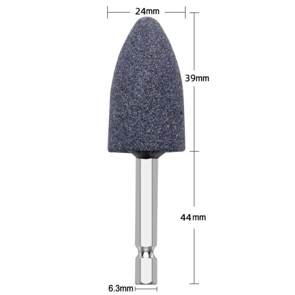 Mũi mài khắc đánh bóng làm gỗ lũa  chân lục giác 6.35mm C78 mũi mài gắn máy khoan