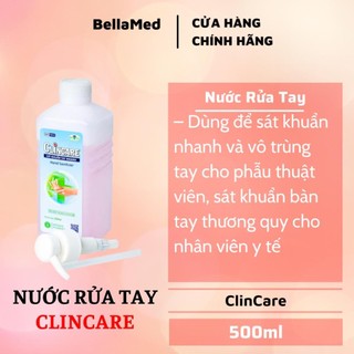 Nước rửa tay sát khuẩn tay Clincare Opodis Pharma hỗ trợ sát khuẩn tay nhanh