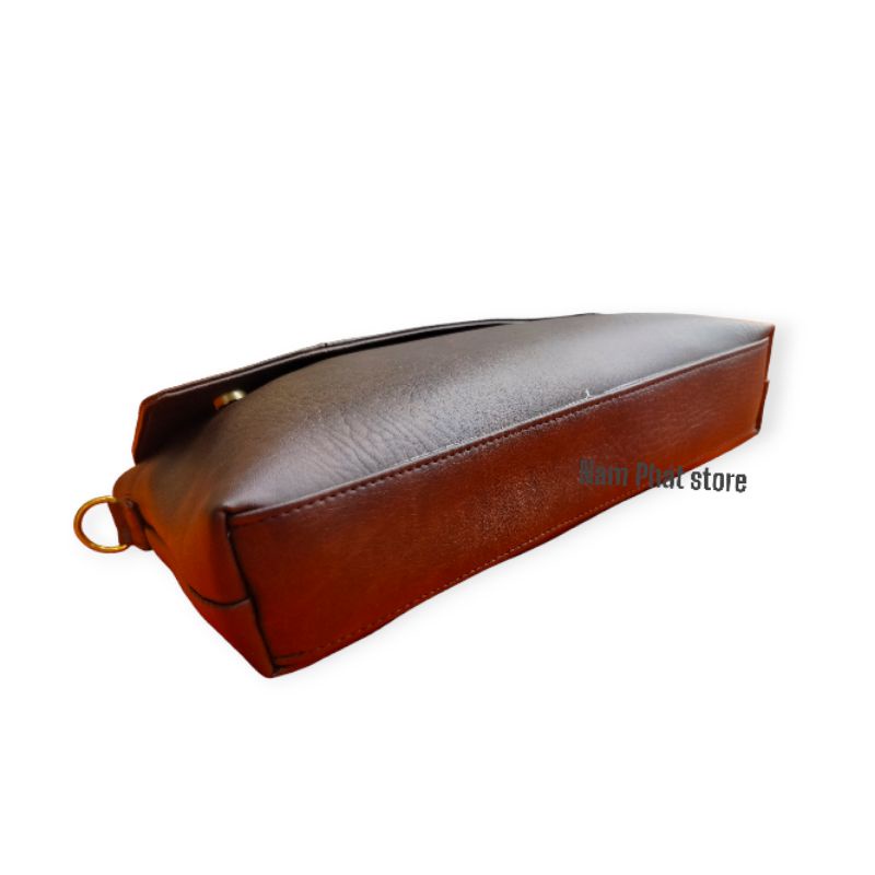 Cặp đeo chéo da cao cấp 13inch, kháng nước.