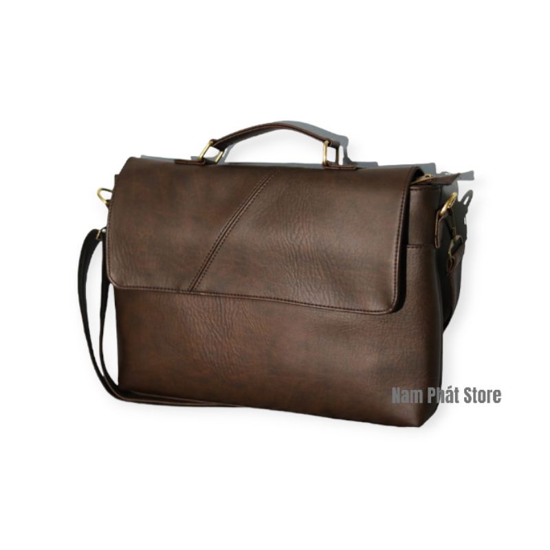 Cặp đeo chéo da cao cấp 13inch, kháng nước.