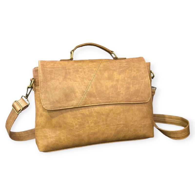 Cặp đeo chéo da cao cấp 13inch, kháng nước.