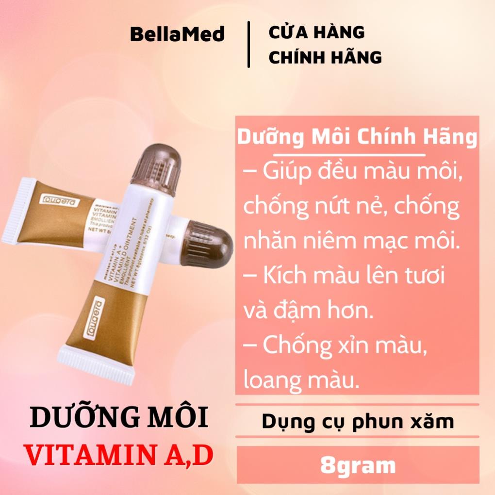 Dưỡng Môi Tuýp Vitamin AD dưỡng mày môi sau xăm, giúp dưỡng mềm và tái tạo da sau xăm - tuýp 8gram