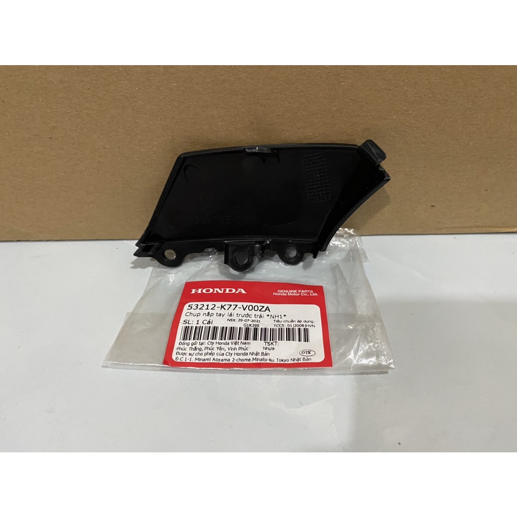 Chụp nắp tay lái trước bên trái SH 125/150  màu Đen *NH1* chính hãng Honda