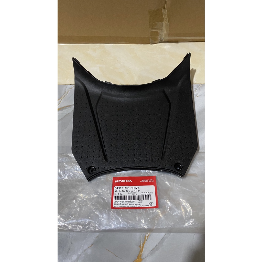Nắp ốp đầu động cơ SH 125/150  màu Đen *NH-1* chính hãng Honda