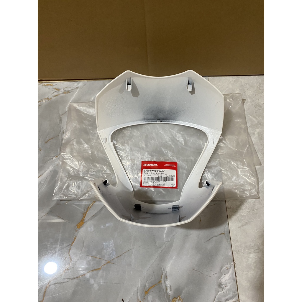 Tấm trang trí ốp trước tay lái SH 125/150  màu Trắng chính hãng Honda