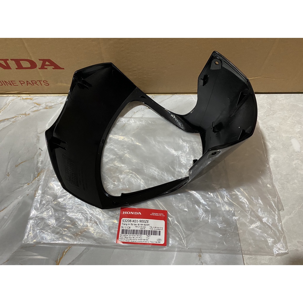 Trang trí ốp tay lái | viền đồng hồ SH 125/150  màu Đen *NH-B25M* chính hãng Honda