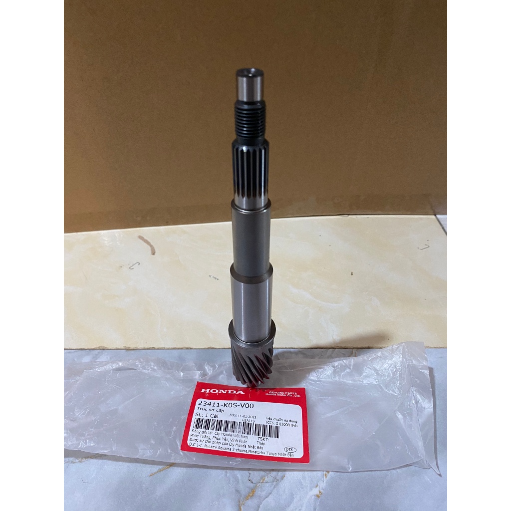 Trục sơ cấp SH 150 (2020-2022) chính hãng Honda (23411-K0S-V00)
