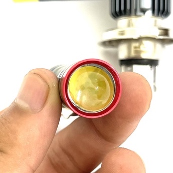 Đèn Led Pha King Thái 2 Màu-HS1 Chân H4-m5 Gắn Mọi Dòng Xe Máy-OTO Siêu Sáng Chống Nước 100% Bảo Hành Tháng