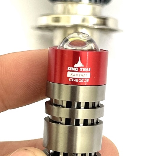 Đèn Led Pha King Thái 2 Màu-HS1 Chân H4-m5 Gắn Mọi Dòng Xe Máy-OTO Siêu Sáng Chống Nước 100% Bảo Hành Tháng