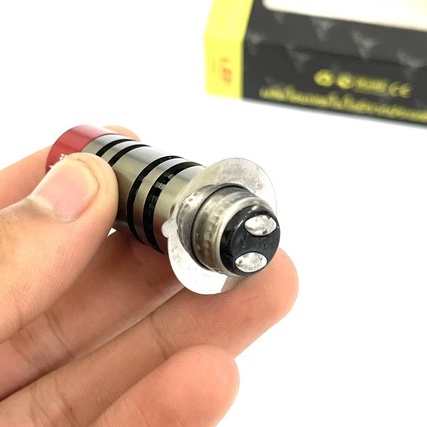 Đèn Led Pha King Thái 2 Màu-HS1 Chân H4-m5 Gắn Mọi Dòng Xe Máy-OTO Siêu Sáng Chống Nước 100% Bảo Hành Tháng