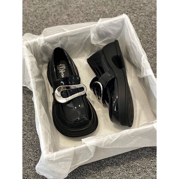 Giày Cao Gót Thiết Kế Mới Đế Dày Cao Cấp Thời Trang Mùa Xuân Thu Theo Phong Cách Anh