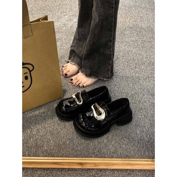 Giày Cao Gót Thiết Kế Mới Đế Dày Cao Cấp Thời Trang Mùa Xuân Thu Theo Phong Cách Anh