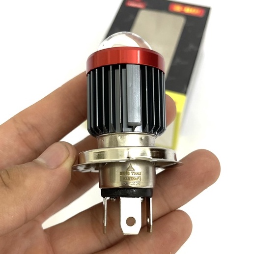 Đèn Led Pha King Thái 2 Màu-HS1 Chân H4-m5 Gắn Mọi Dòng Xe Máy-OTO Siêu Sáng Chống Nước 100% Bảo Hành Tháng