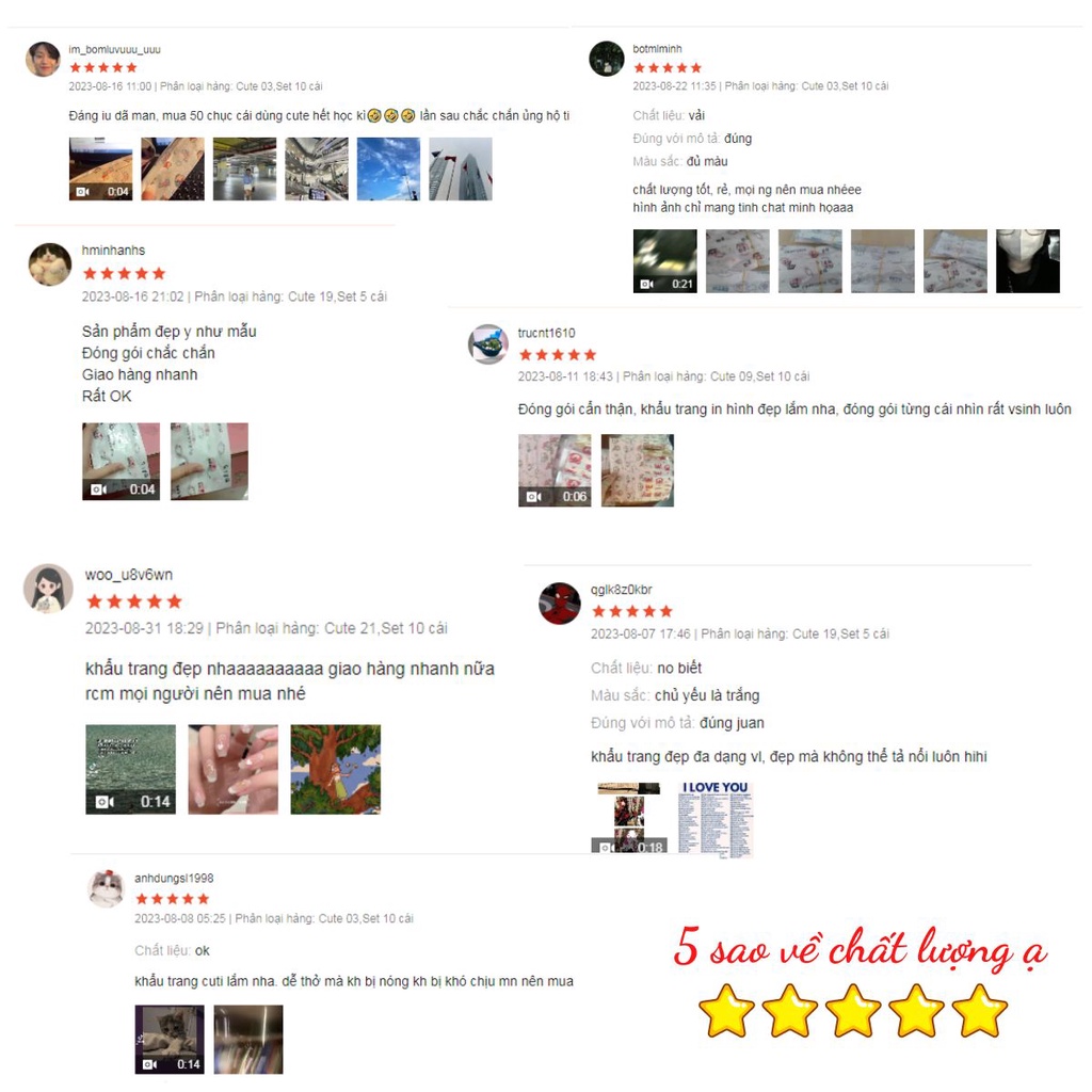 Khẩu trang cute y tế in hình hoạt tiết người lớn đáng yêu vải lụa cao cấp mềm mịn thoáng khí