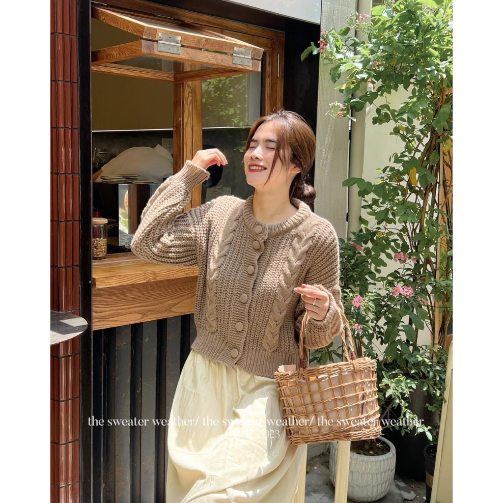 Áo cadigan len thừng dáng lỡ phong cách ulzzang - Aolenthungcucboc8830_P8