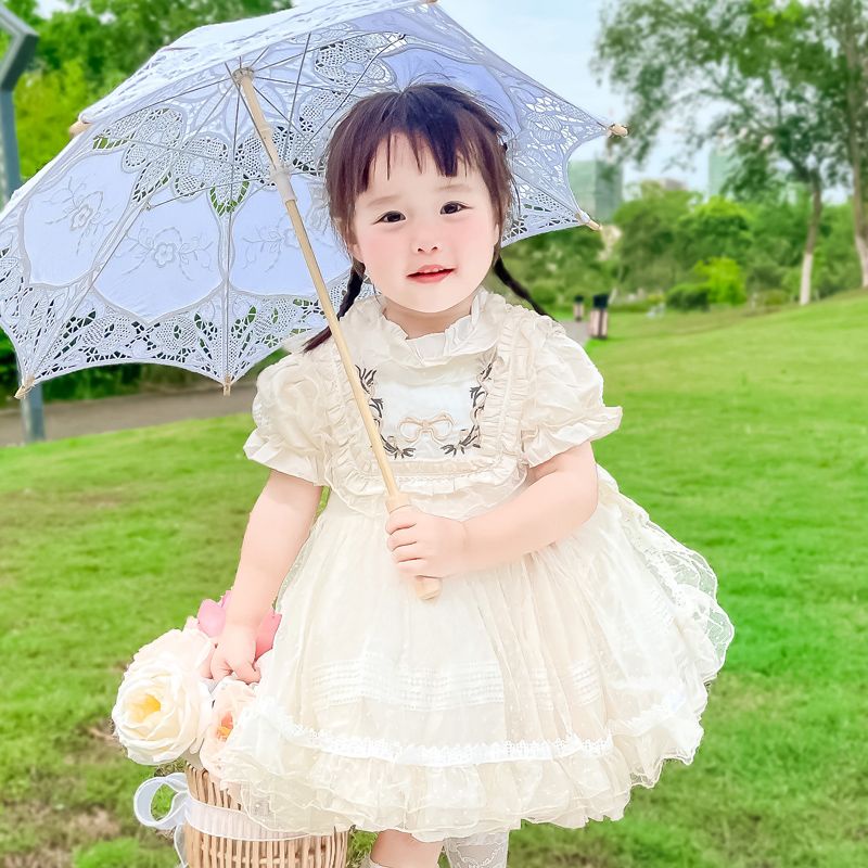 Giới Hạn Thời Gian Giới Hạn Đầm Công Chúa Tây Ban Nha Dáng Thẳng Chính Hãng lolita Cho Bé Gái