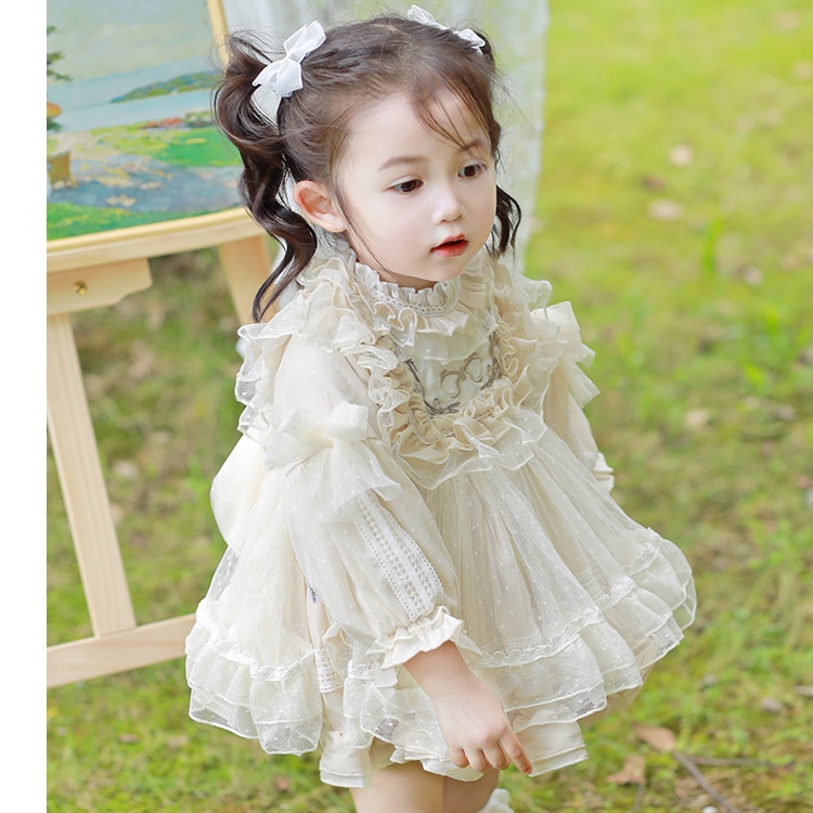 Giới Hạn Thời Gian Giới Hạn Đầm Công Chúa Tây Ban Nha Dáng Thẳng Chính Hãng lolita Cho Bé Gái