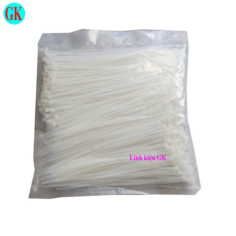 Lạt nhựa 20cm XFS-200M màu trắng