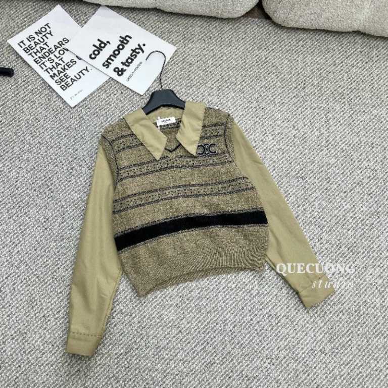 Áo len pha tay sơmi hàng QCL1 03/5