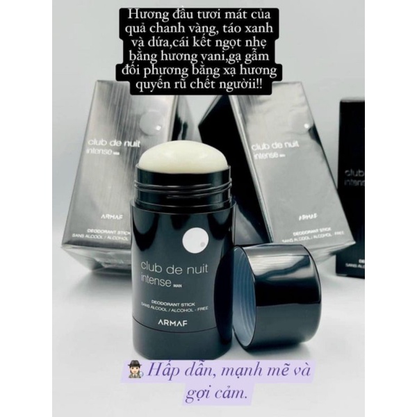 LĂN NÁCH KHỬ MÙI NƯỚC HOA CLUB DE NUIT