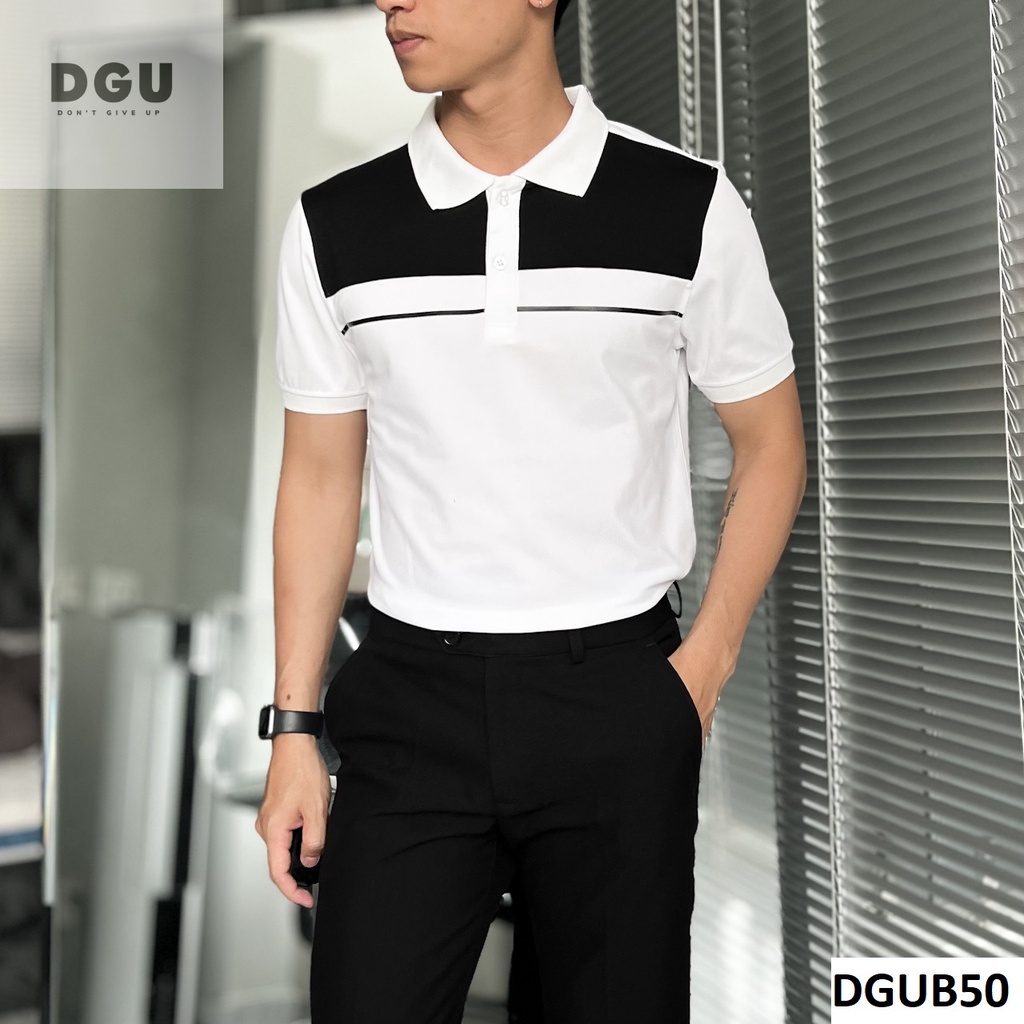Áo thun nam cổ bẻ polo DGUB50