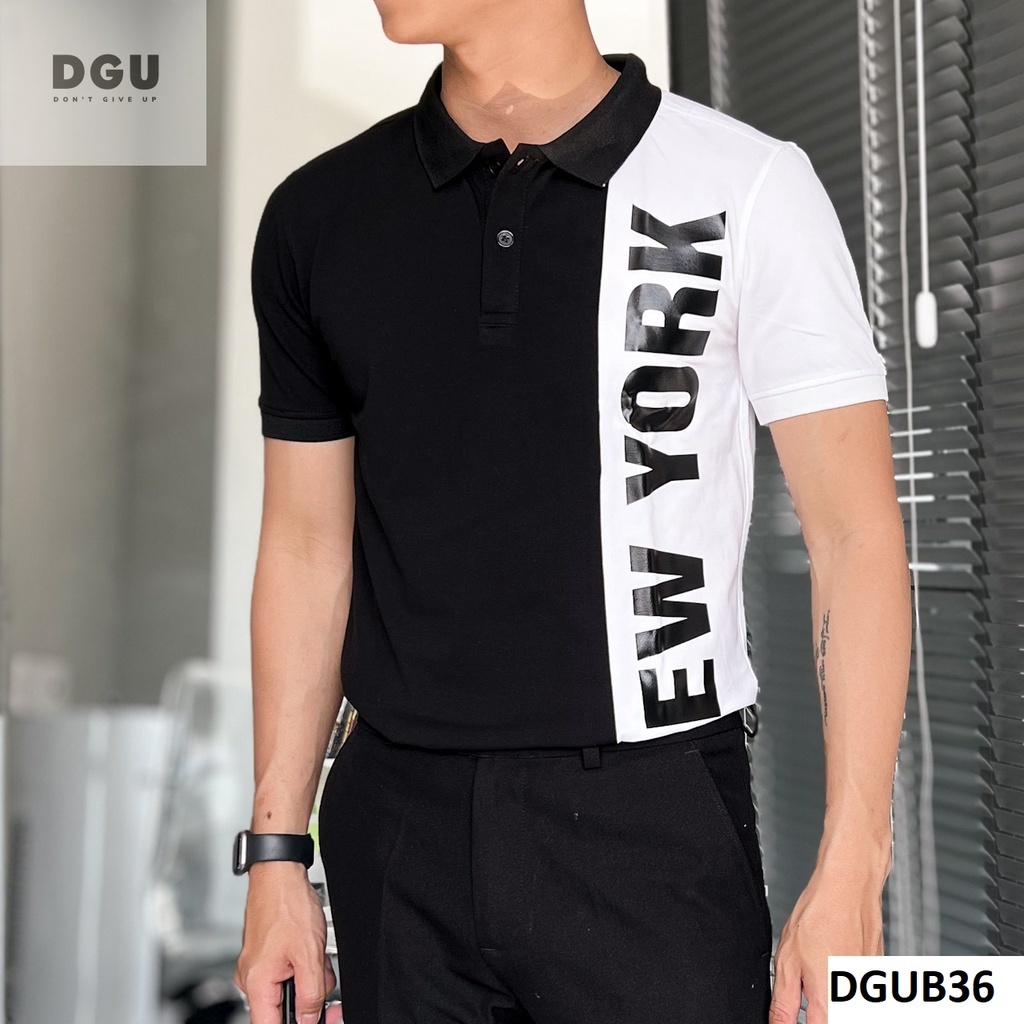 Áo thun nam cổ bẻ  polo  DGUB36