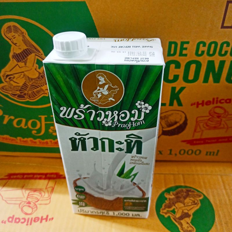 Nước Cốt Dừa Thái Lan Prao Hom 250ml/1lít  Chuyên nhà hàng  , quán ăn