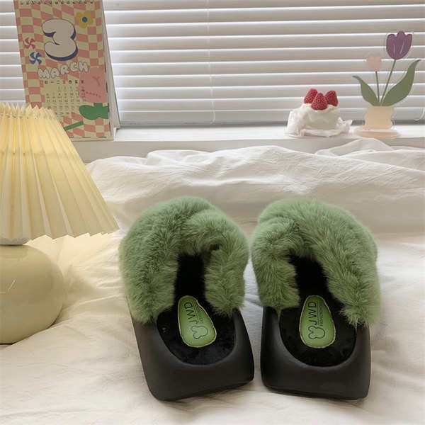 Dép Nữ Lông Xù Thời Trang Mới