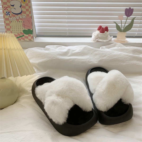 Dép Nữ Lông Xù Thời Trang Mới