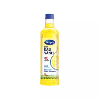 Dầu ăn Simply chính hãng chai 1l date 2025