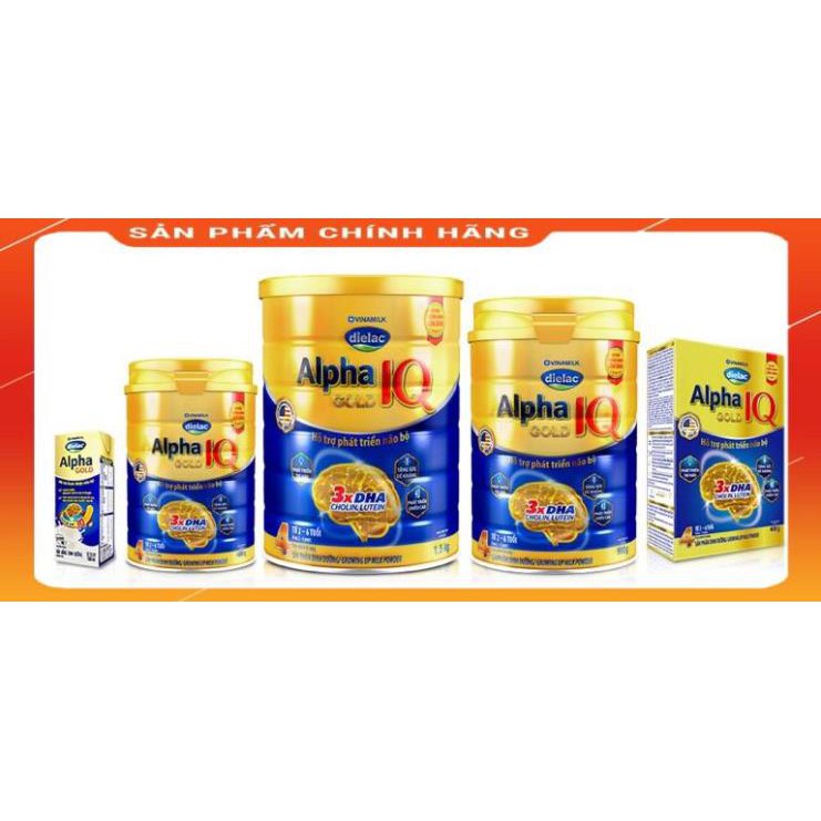 (Data mới nhất) Sữa bột Dielac Alpha Gold step 1,2,3,4 900gram